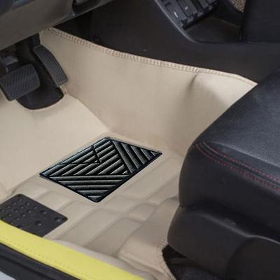 Neu 1x Schwarz PVC Auto Fußmatte Reparaturpad Boden Teppich Flicken Abdeckung 25x15cm Universal