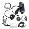 Electric Scooter Conversion Kit 15A Controller Water Resistant S100 Color Display Meter Thumb Throttle Power Assisted