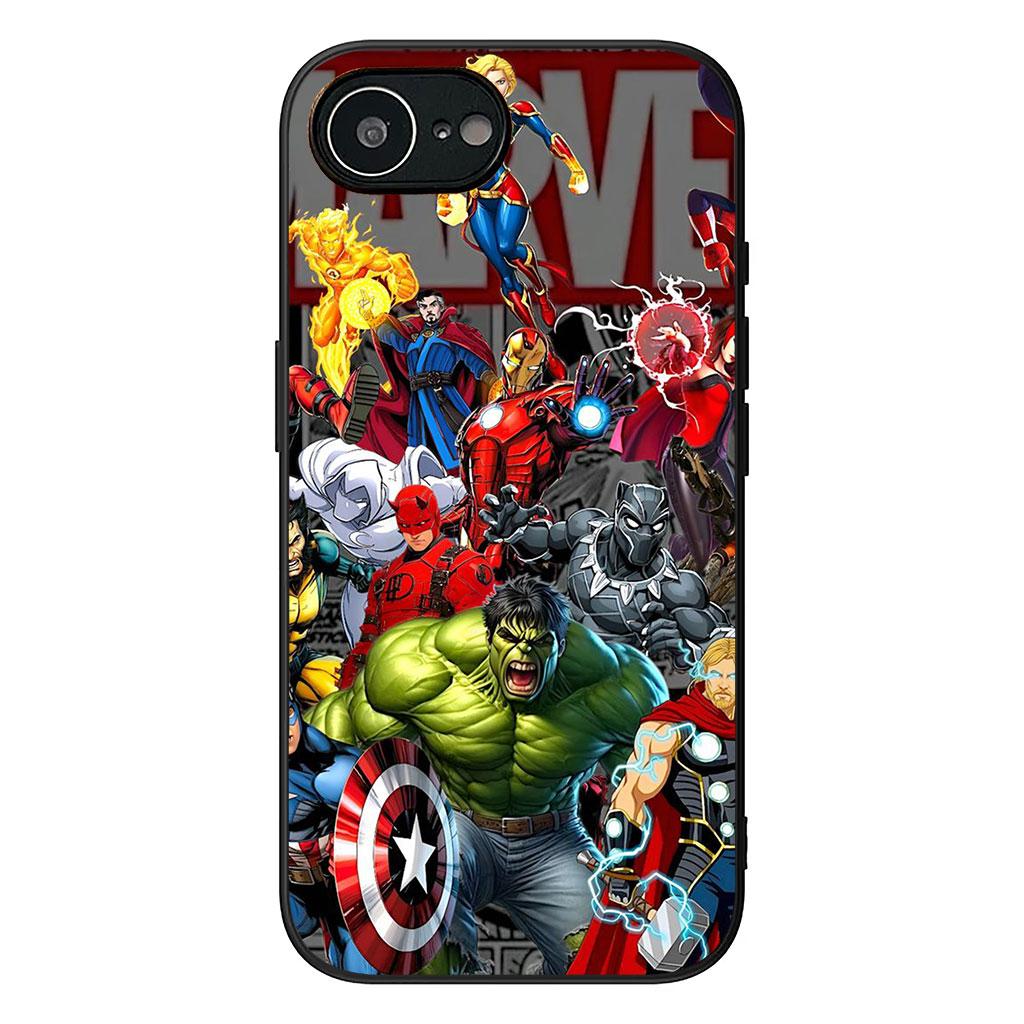 Black Marvel Panther Casing Phone Cover for Motorola Moto Edge 70 60 Fusion NEO Pro G Stylus G56 G96 G52 G04 G05 G85 G84 Case Motorola Moto G64