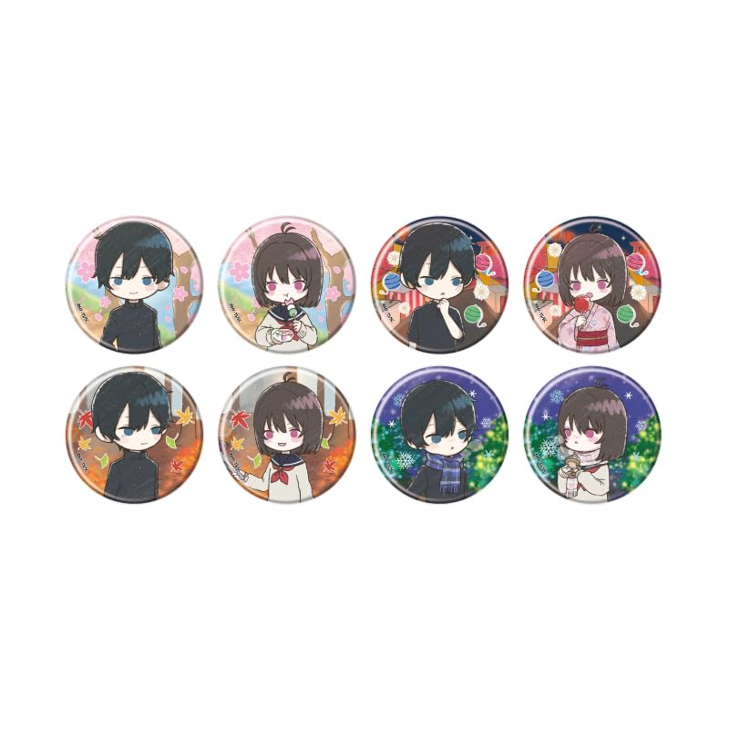 

TV Anime Petty Citizen Series 03 Four Seasons ver. [Graph Art Illustration] Can Badge Box of 8
