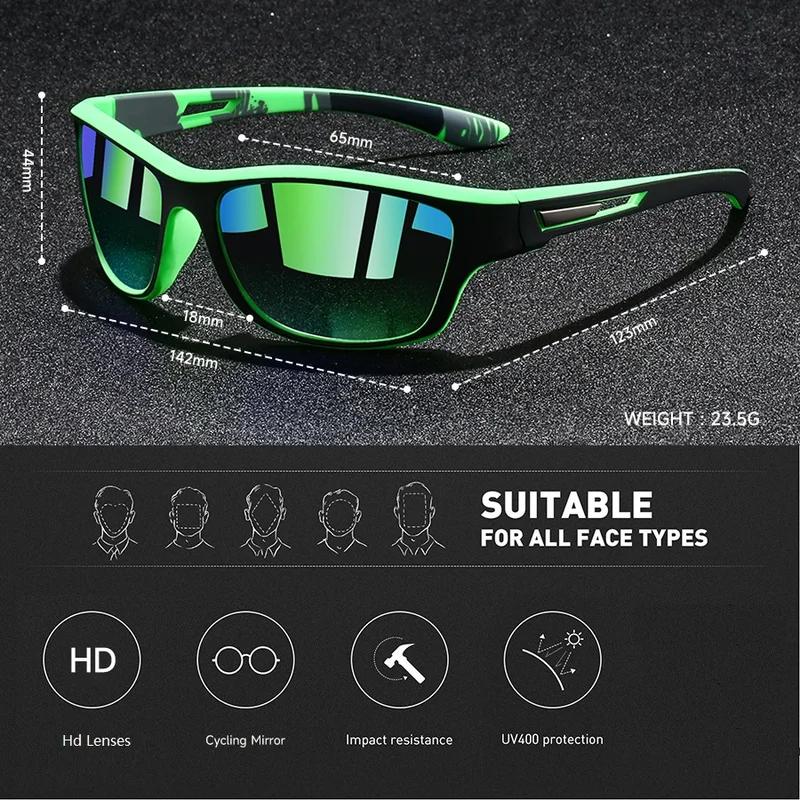 4 PCS Trendy Vintage Pattern Biking Athletic Sun Glasses Men and Women Running Biking Mountaineering Sport Man Sun Sun Glasses UV Protection 400