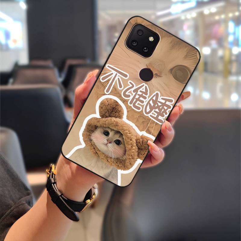 Anti-dust Silicone Phone Case For TCL T-Mobile Revvl 5G Cartoon Couple Full Wrap Dirt-resistant Anti-knock TPU Durable