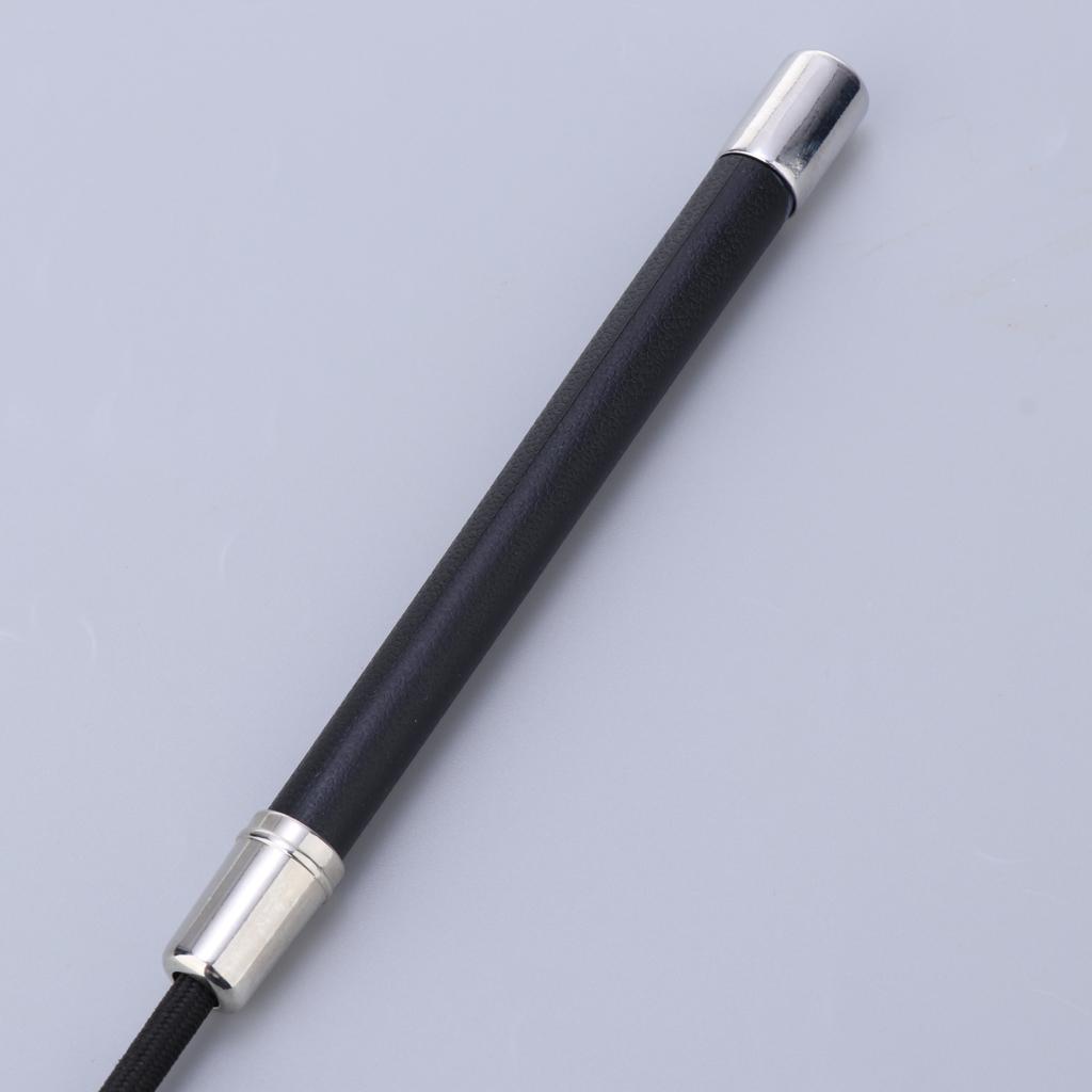 Black Riding Crop Straight Leather Restraint Cosplay Supplies