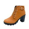 New Spring Winter Women Pumps Boots High Quality Lace up European Ladies Shoes PU High Heels Boots Platform Boots