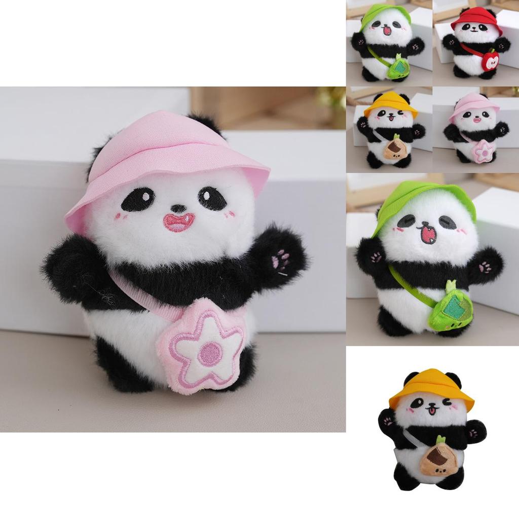 Panda de pluș adorabil și drăguț breloc păpușă animal de pluș moale pandantiv rucsac