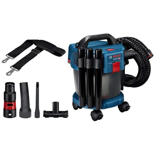 Bosch Professional 18V Wet/Dry Dust Collector (Main Unit Only, Battery and Charger Sold Separately, HEPA Filter, Casters Included) GAS18V-10LPH