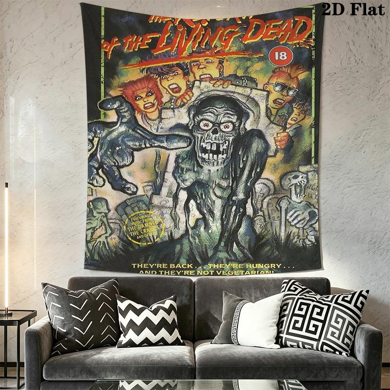 Return of the Living Dead Pattern Home Decor Tapestry, Wall Hanging, Decorative RV Wall Cloth.SGT0917330