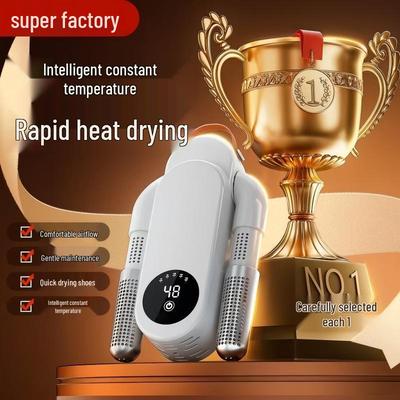 Compact Smart Shoe Dryer with Timer and Foldable Design