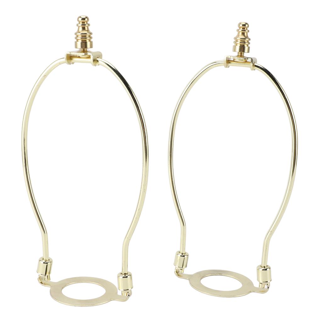 2Pcs   Lamp Shade Harps Holder Kit with E26 Light Base Metal Lampshades Holder for Table and Floor Lamps