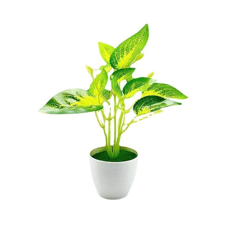 Epipremnum Artificial Aureum Perilla Frutescens Potted Plant For Decor Indoor