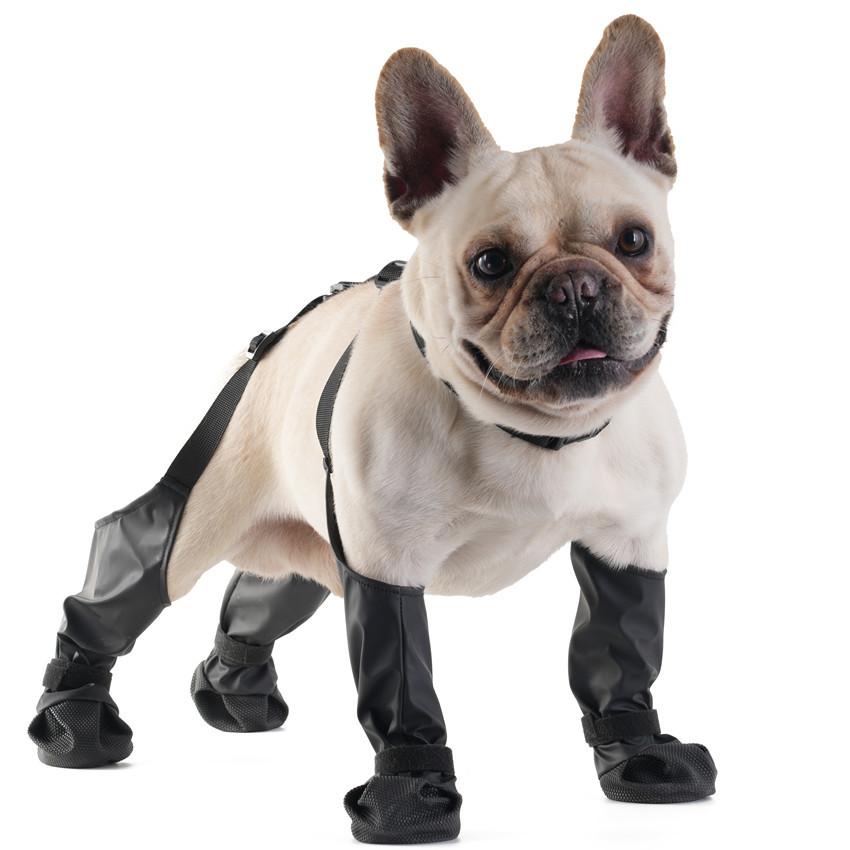 Pet Supplies Dog Outdoor Waterproof Breathable Anti-Dirt Four-Season Polyester Dog Rain Boots