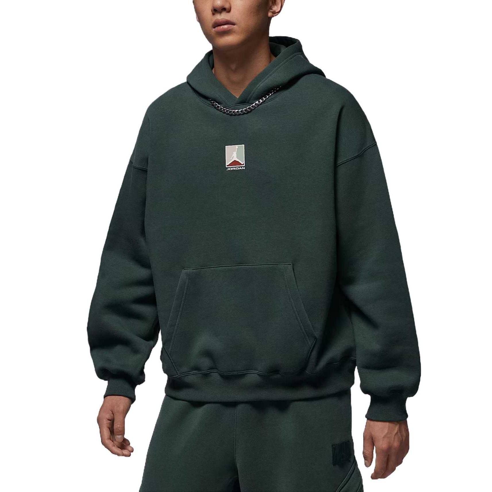 

Jordan Худи мужское Brooklyn Fleece свободного кроя, повседневное, пуловер, HV0545-316 S