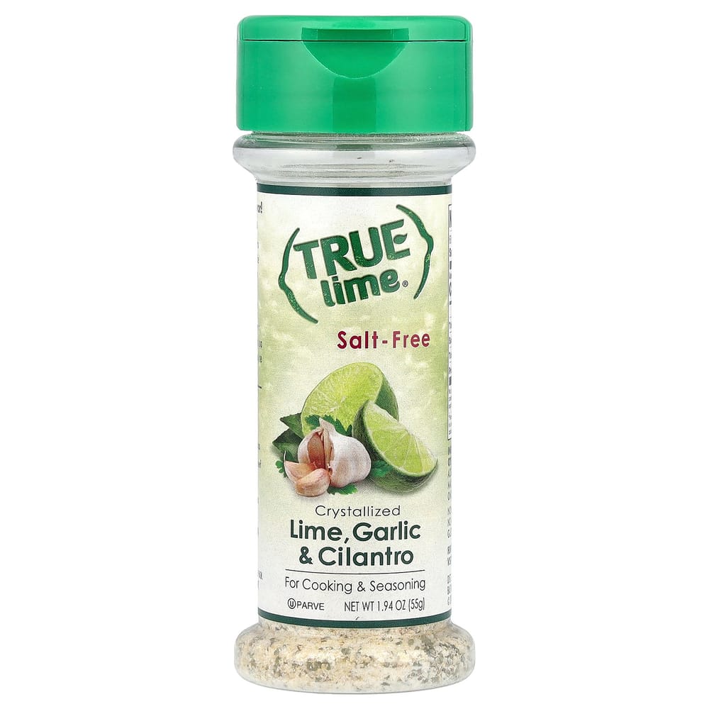 True Citrus True Lime Lime Garlic Coriander Crystals Salt-Free 55g (1.94oz)