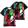 Fashion Streetwear Summer Sprunki Game 3D Printed T-Shirts Men Women Oversized Short Sleeve T Shirt Male Tees Tops Man Clothing