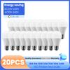 20PCS LED Bulb Lamps 8W 9W 10W 12W 15W 18W 20W 24W Hight Lumen E27 Bulbs AC 220V 110V Daylight A60 A70 A80 for Home Foyer Decor