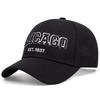 High Embroidery Snapback Hat for Men Vintage Black Green Washed Baseball Caps for Women