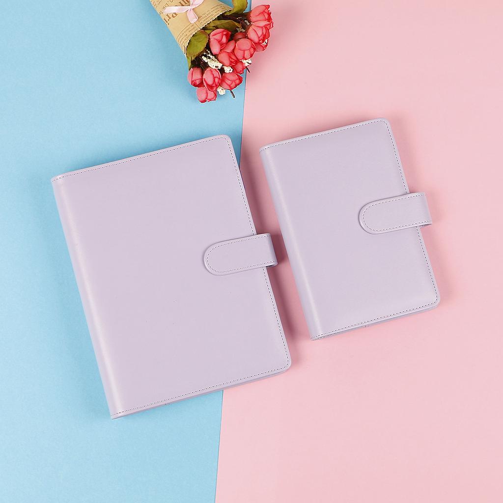 Custom Pu Leather Budget Binder Office Supplies With Buckle Notebook Planner Cover A5 Binder Ring Bound Planner