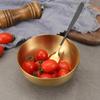 Stainless Steel Gold and Silver Salad Bowl Rice Noodles Lamian Noodles Bowl Rice Mixing Cooking Kitchen Tableware Food Container