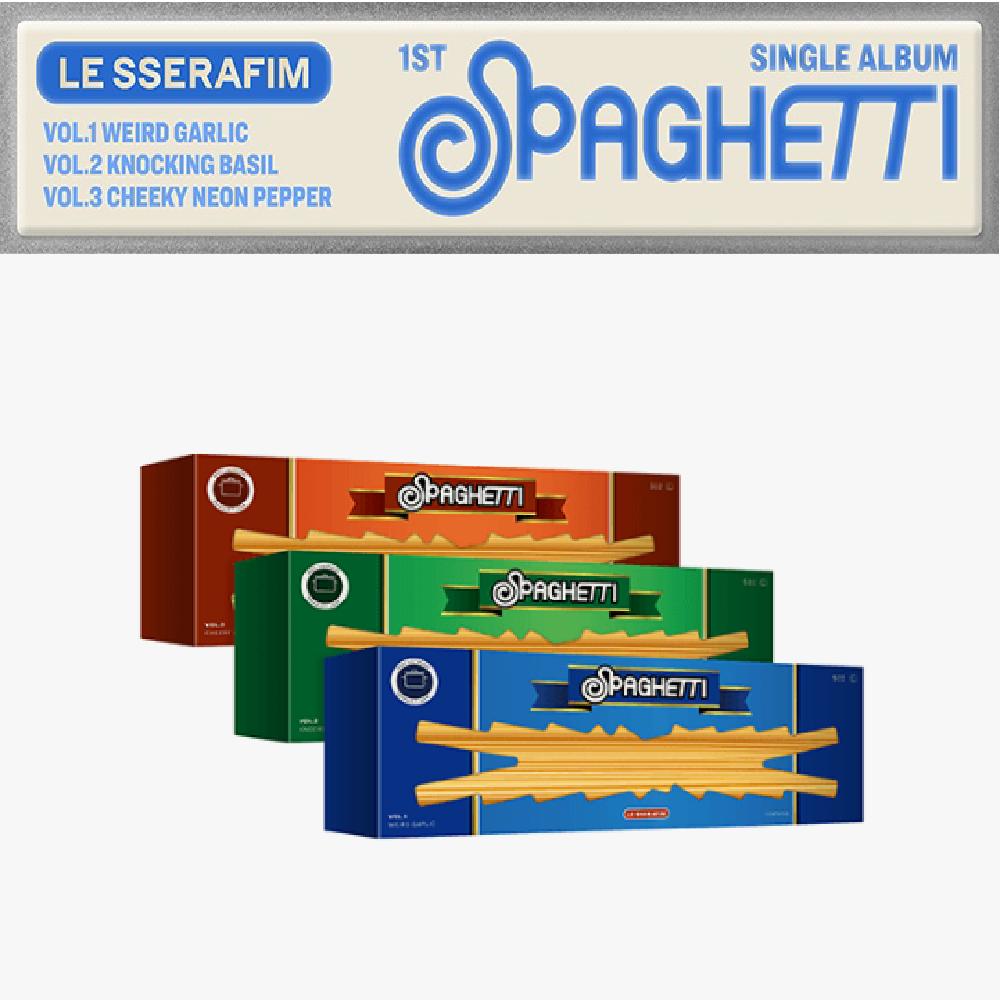 

LE SSERAFIM 1-й сингл-альбом SPAGHETTI Стандартная версия Random ver.