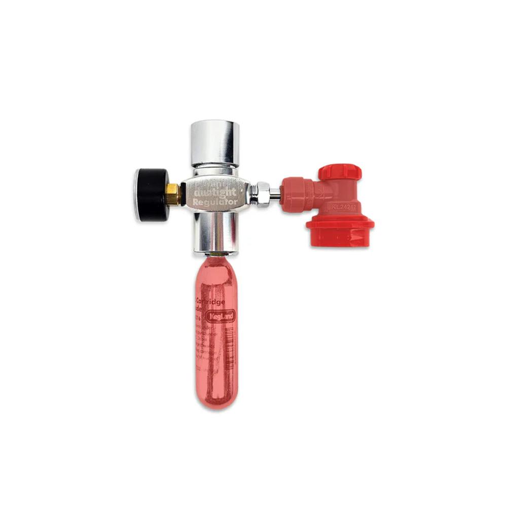 Kegland Mini Duotight Regulator Pressure Reduction Valve Suits 16/74g Bulbs Beer Brewing Homebrew Bar Tools