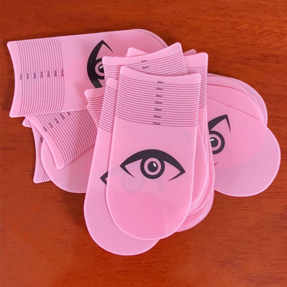 Positioning Symmetry Eyelash Stencils Ruler Eyelashes Length Ruler Eyelashes Curling Degree Ruler Eyebrow Beauty Tools