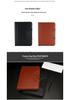 Multifunctional A4 Leather Zippered Business Folder