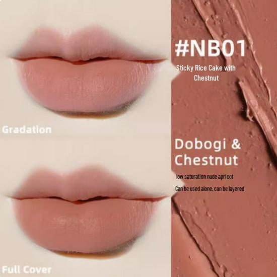 

LEEMEMBER Набор для губ с матовым и водным блеском с двумя аппликаторами, с праймером и нюдовой помадой.