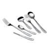 304 Stainless Steel Creative Smiley Face Inclined Handle Laser Spoon Chopsticks Fork Student Tableware Full Set of Gifts Children