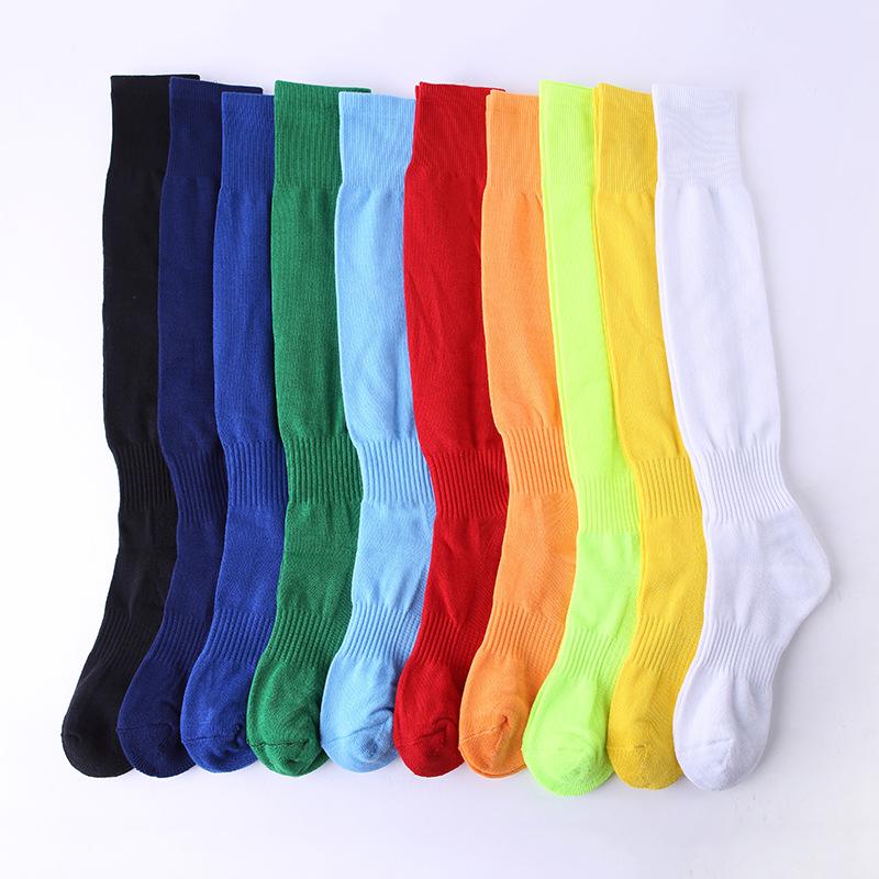 Breathable Non-Slip Knee Stockings Thickened Towel Bottom Sweat-Absorbing Wear-Resistant Sports Socks Adult Solid Color Professional Feet