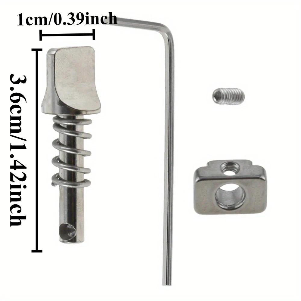 1Set Surfboard non twisting stainless steel spring screw washer paddle board fixing hydrofoil slot tool