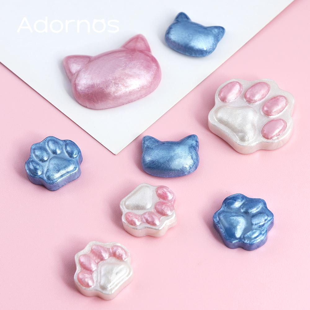 1 pcs Mixed Size kitten Epoxy Resin Mold Cute Cat Paw Earring Pendant Jewelry Silicone Mold DIY Keychain Making Accessories