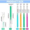 Interdental Brush 100Pcs Soft Braces Brush Set 40Pcs Tooth Flossing Head for Oral Hygiene Tooth Cleaning with 60pcs Disposable