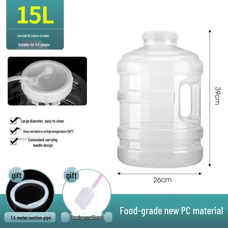 ZISIZ Portable Plastic Water Storage Barrel
