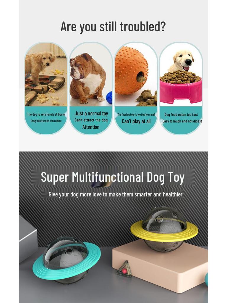 Kausichere Hundespielzeuge: Pädagogische Frisbee & Futterleckball Set