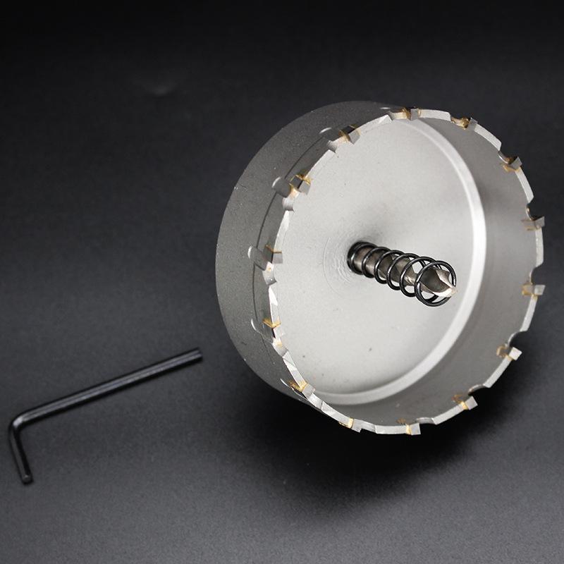 TCT Alloy Hole Saw Drill Bit for Stainless Steel and Iron Plates (12-100mm)