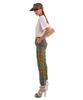 GREEDILOUS Green Orange Check Pants