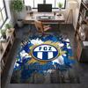 Crystal Velvet Rug FC Zürich Print Custom Name Text Floor Mat Home Decor