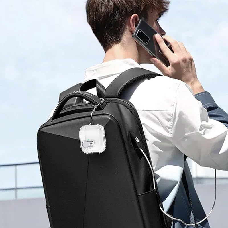 HEIGKOIK AirPods 4th generation case with lock magnetic automatic lock Airpods 4 clear (USB-C compatible) Integrated type fingerprint prevention