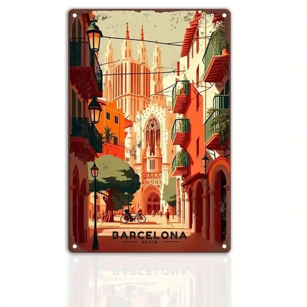 Ho Chi Minh City Vietnam Travel Metal Tin Sign, 20x30 cm Wall Decor for Room