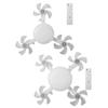 2 in 1 Ceiling Fan 3 Gears Dimming Remote Control Electric Cordless Fan Eye Protection Energy Saving Hanging Fan with LED Light