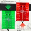 Laser Target Magnetic Floor Target Plate with Bracket, Standard Accessory Suitable for Beam Laser Level, Enhanced Laser Line