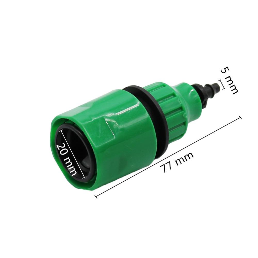 Kran ogrodowy Szybkozłączka z kolankiem 4mm, 8mm Złączka do rur nawadniania kropelkowego szklarni Adapter złączki do węża 2 szt.