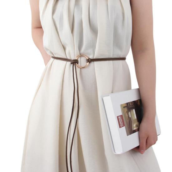 Imitation Belt Fashion Lace-up Decorative Waistband Leather Accessory