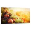GLASS PLATE CUTTING BOARD 52x30 FRUIT