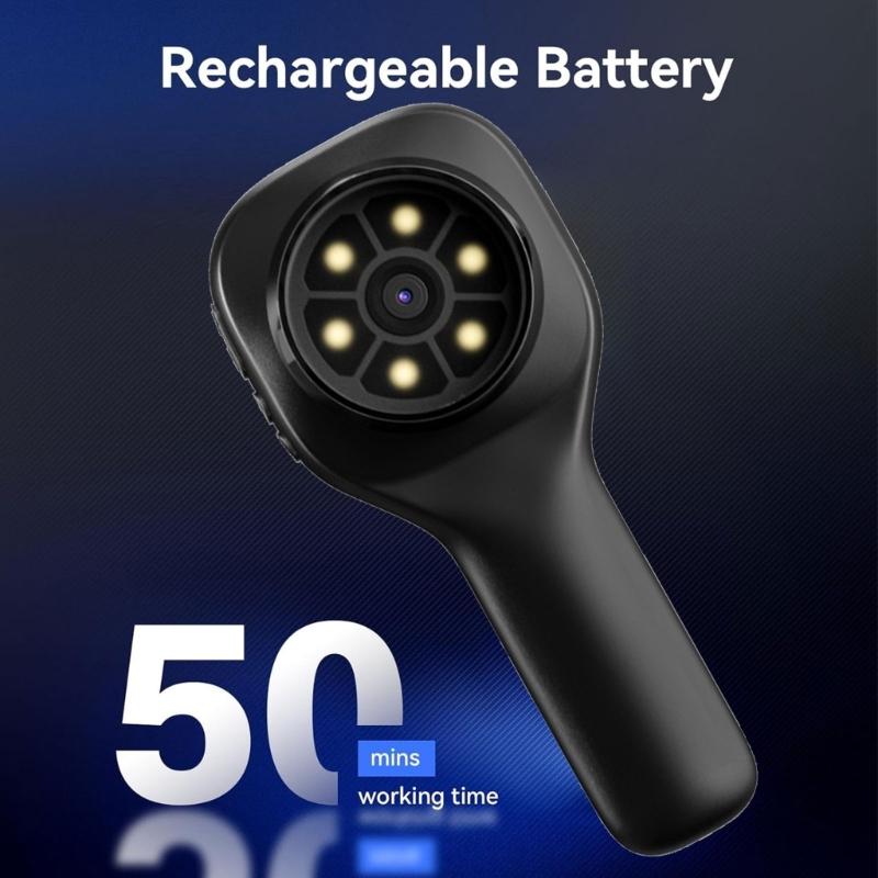 Easy Carry Pocket Magnifiers Build In LCD Display Small 2inch Screen Digital Magnifying Glass Plastic for Adults Kids