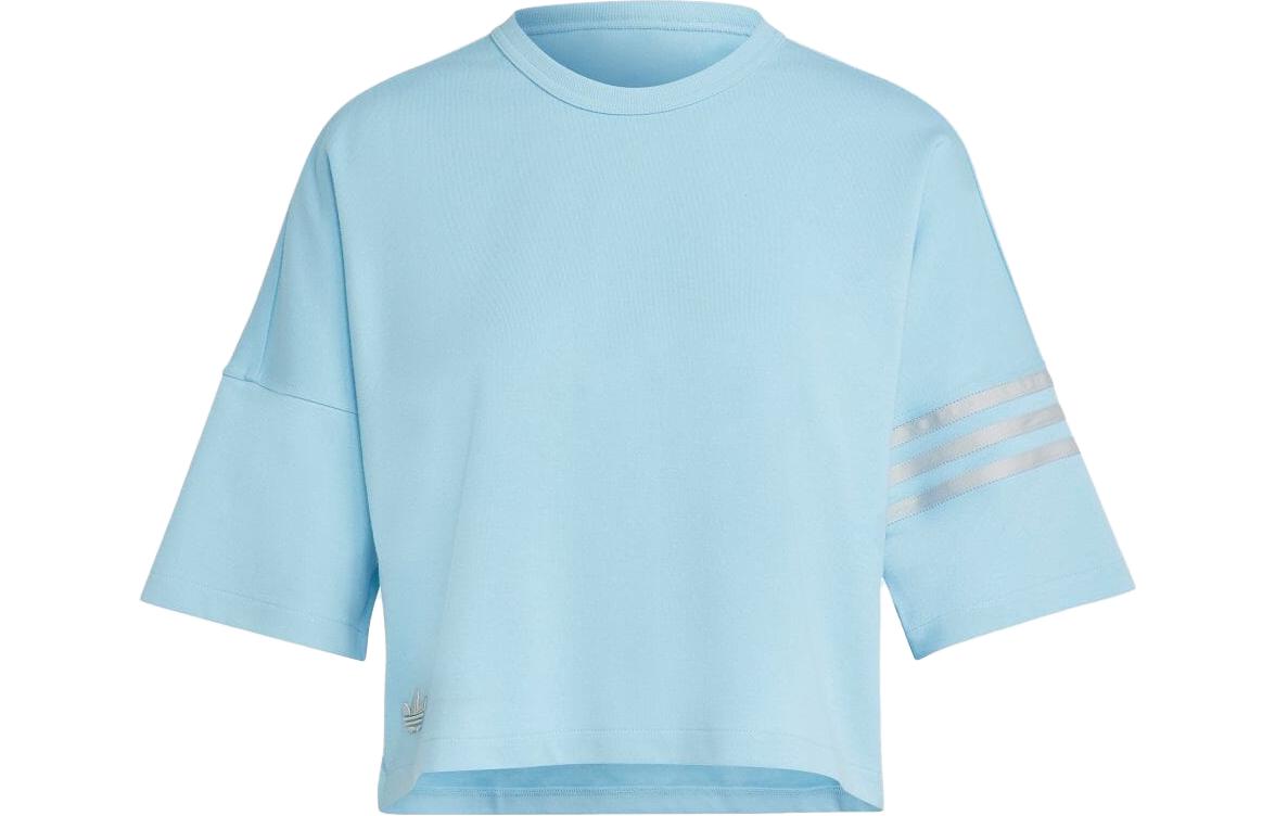 Adidas Originals Adicolor Neuclassics Tee T Shirt Women s Blue IB7311 M