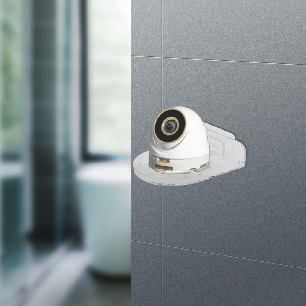 Cable Management CCTV Camera Holder Home Organization Attractive Design Cord Access Hole Organized Storage For Security Cameras