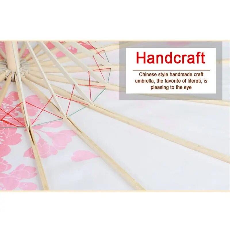 Meno skėtis Kinijos šilko audinio skėtis Klasikinio stiliaus dekoratyvinis skėtis, aliejinis popierius, dažytas skėtis nuo saulės