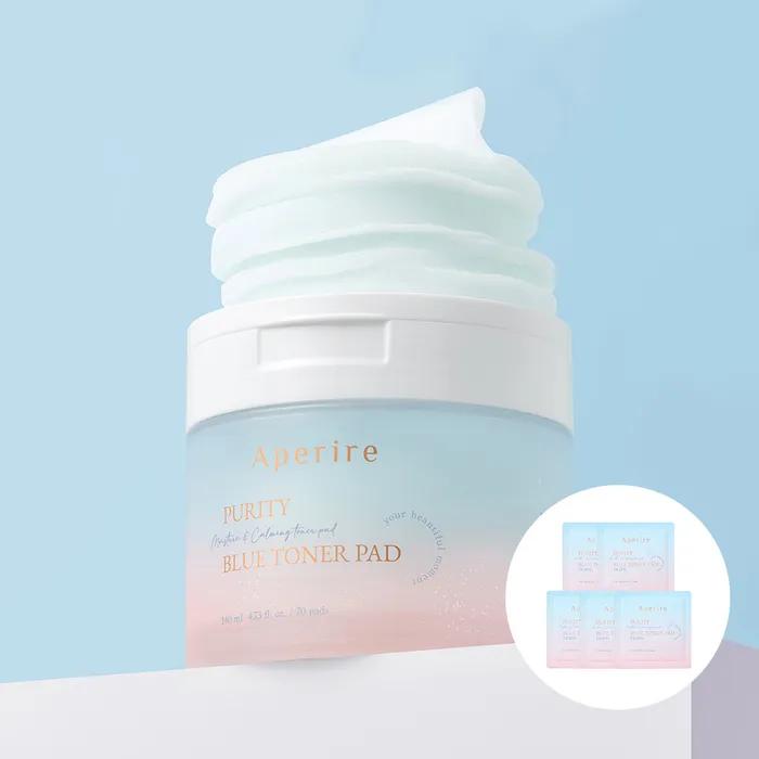 

[+5 тонер-пэдов] Pure Blue Toner Pad 140 мл/70 листов