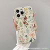 Colored flower bushes for iPhone16plus Apple 11/12/13/14/15Promax mobile phone case